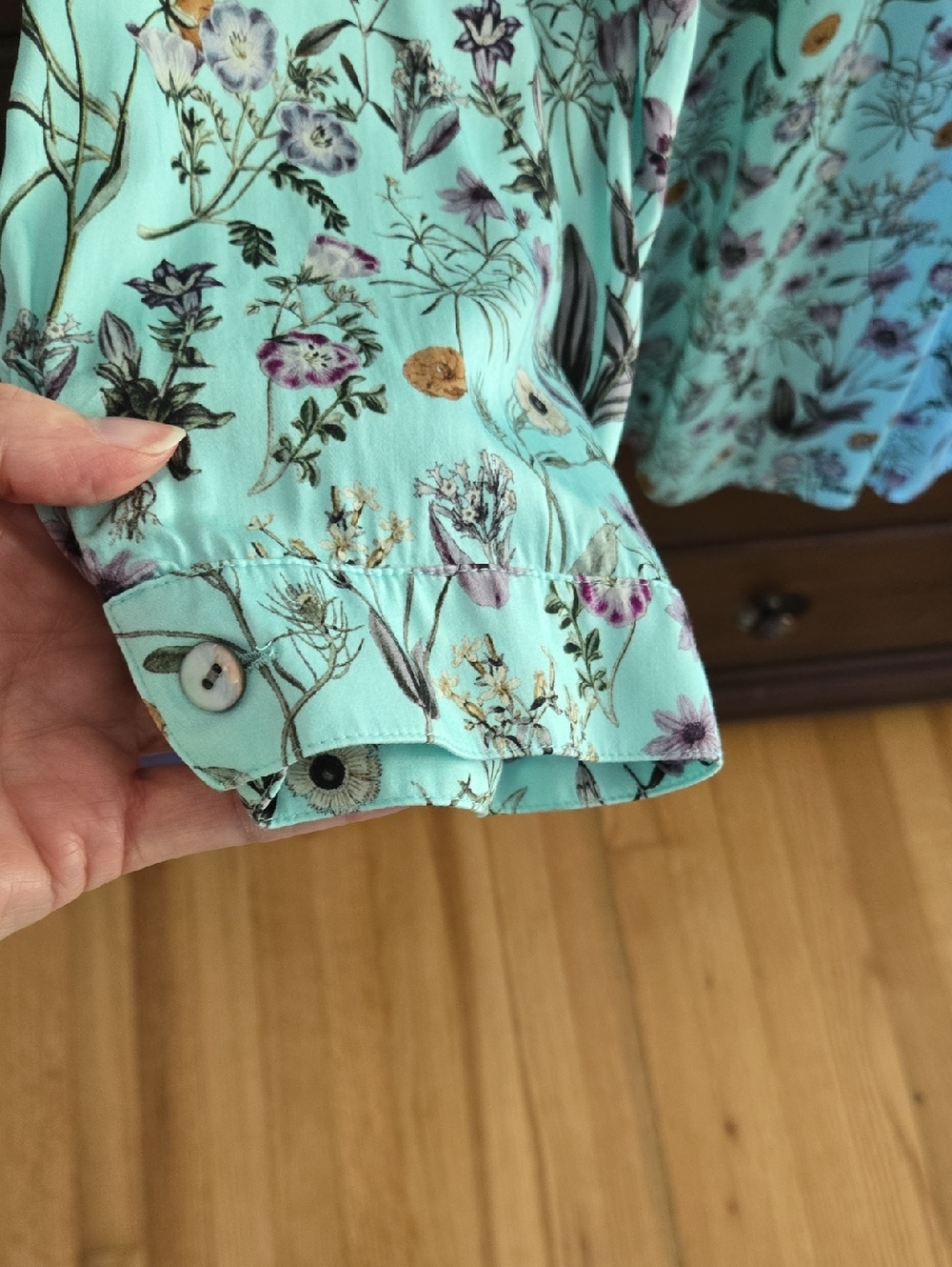 J.Jill Pullover Bird Blouse Size XL. Like New! - Picture 5 of 13